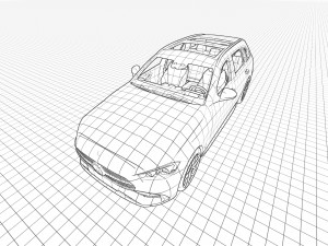 Mercedes Benz C-Class Estate 2022 Modèle 3D