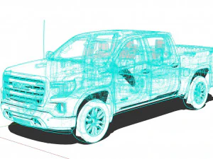 GMC Sierra AT4 2022 3D Model