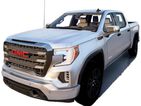 GMC Sierra AT4 2022 Modelo 3D