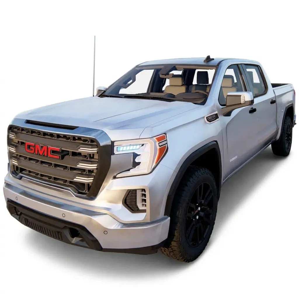 GMC Sierra AT4 2022 3D Model .c4d .max .obj .3ds .fbx .stl .blend 