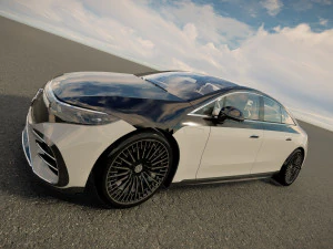 Mercedes Benz EQS 2022 3D Model