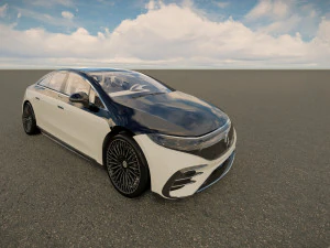 Mercedes Benz EQS 2022 3D Model