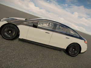 Mercedes Benz EQS 2022 3D Model
