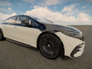 Mercedes Benz EQS 2022 Modello 3D