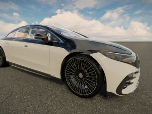 Mercedes Benz EQS 2022 3D Model