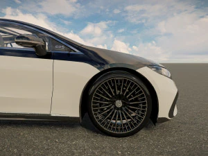 Mercedes Benz EQS 2022 3D Model