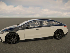 Mercedes Benz EQS 2022 3D Model