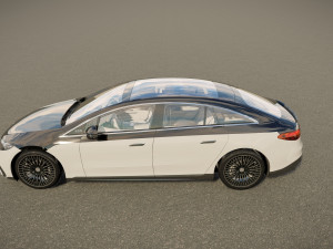 Mercedes Benz EQS 2022 Modello 3D