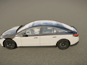 Mercedes Benz EQS 2022 3D Model