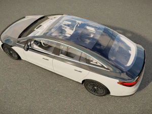 Mercedes Benz EQS 2022 3D Model