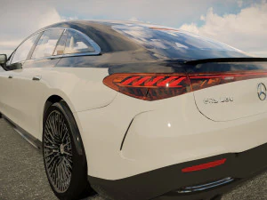 Mercedes Benz EQS 2022 3D Model