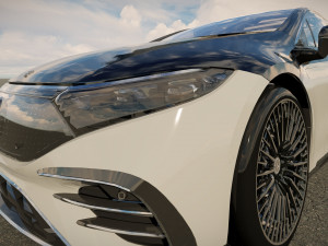 Mercedes Benz EQS 2022 Modello 3D