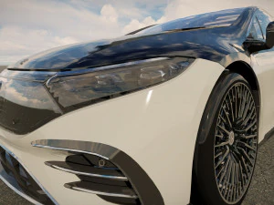 Mercedes Benz EQS 2022 3D Model