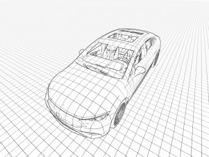 Mercedes Benz EQS 2022 Modello 3D
