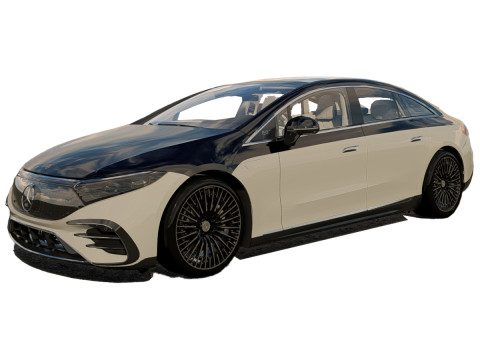 Mercedes Benz EQS 2022 Modelo 3D