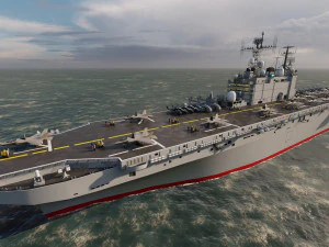 Aircraft Carrier 1 3D Model