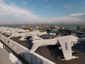 Aircraft Carrier 1 3D Model