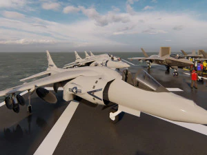 Aircraft Carrier 1 3D Model
