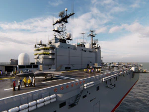 Aircraft Carrier 1 3D Model