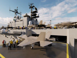 Aircraft Carrier 1 3D Model