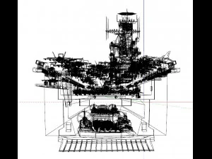 Aircraft Carrier 1 3D Model