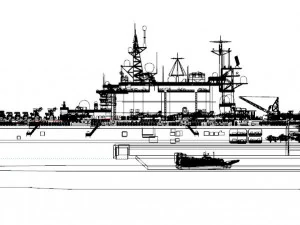 Aircraft Carrier 1 3D Model