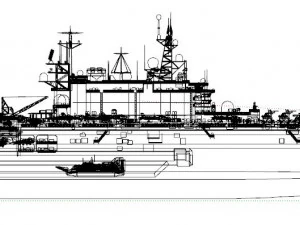 Aircraft Carrier 1 3D Model