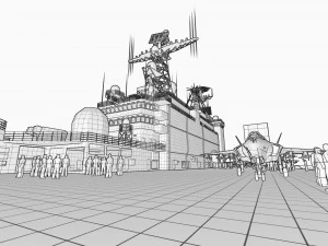 Aircraft Carrier 1 3D Model
