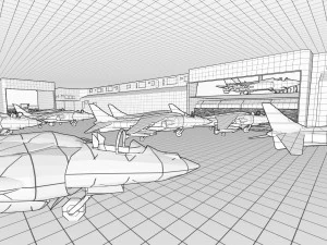 Aircraft Carrier 1 3D Model