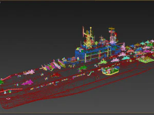 Aircraft Carrier 1 3D Model
