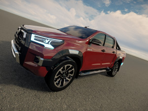 Toyota Hilux Double Cab 2022 3D Model
