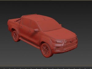 Toyota Hilux Double Cab 2022 3D Model