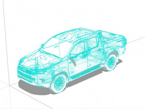 Toyota Hilux Double Cab 2022 3D Model
