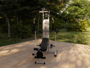 Gym Fitness Weight Collection Modelo 3D