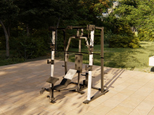 Gym Fitness Weight Collection Modelo 3D