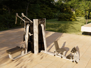Gym Fitness Weight Collection Modelo 3D