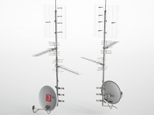 Antenas collection Model 3D