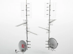 Antenas collection 3D Model