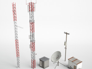 Antenas collection Model 3D