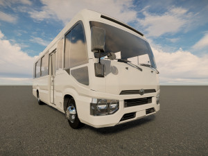 Toyota Coaster 3D मॉडल