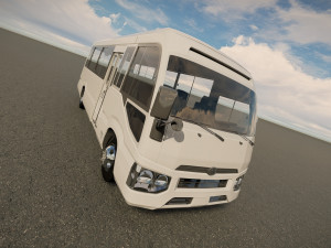 Toyota Coaster 3D Модель