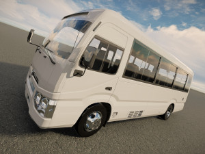 Toyota Coaster 3D Модель
