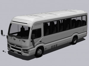 Toyota Coaster 3D Модель