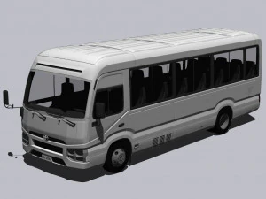 Toyota Coaster 3D Model