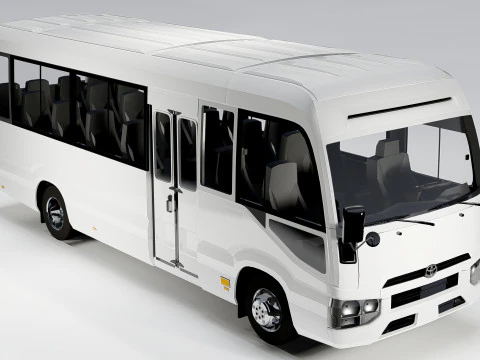 Toyota Coaster 3D Model