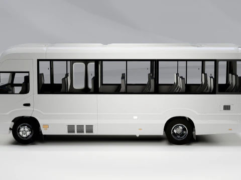 Toyota Coaster 3D Model