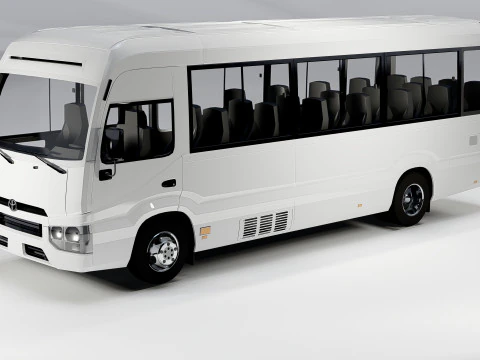 Toyota Coaster 3D Model