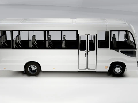 Toyota Coaster 3D Model