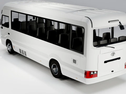 Toyota Coaster 3D Model