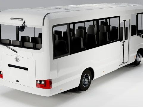 Toyota Coaster 3D Model